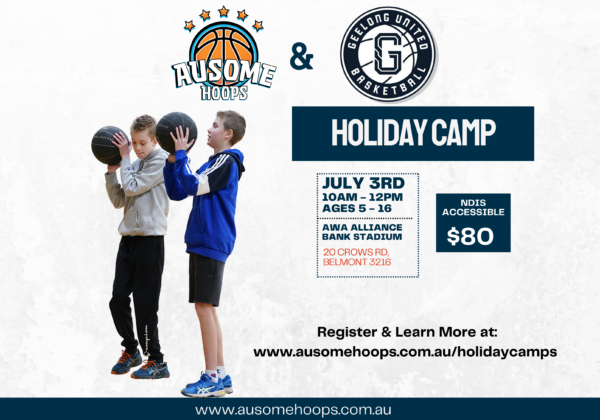 Ausome Hoops X Geelong United Camp Facebook Post (1080 × 720px)