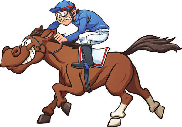 Cartoon-jockey-and-horse-racing-side-vector-1631715