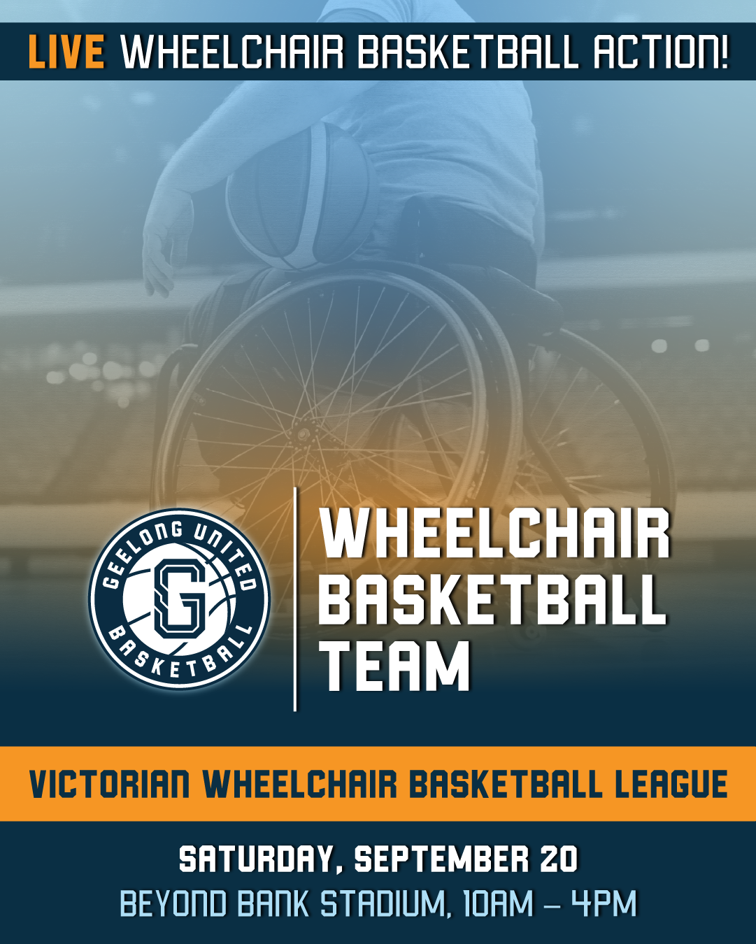 Wheelchair Basketball Event Geelong United Basketball