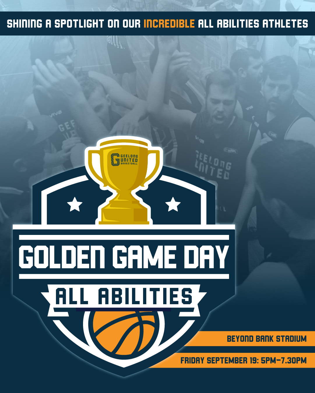 All Abilities Golden Game Day Geelong United Basketball