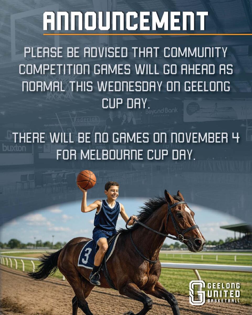 Melbourne Cup - Geelong United Basketball