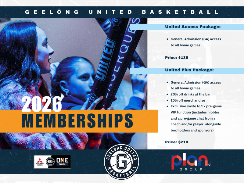 Geelong United NBL1 Memberships