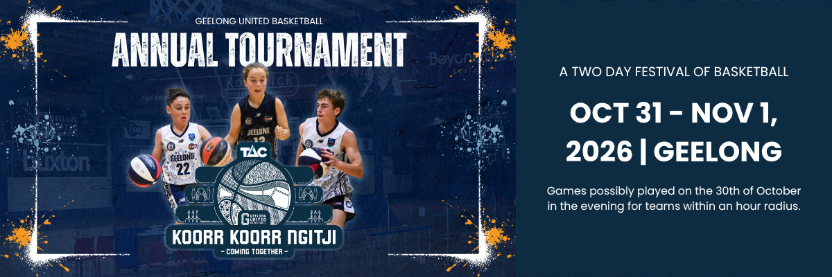 Geelong United Basketball Koorr Koorr Ngitji Tournament
