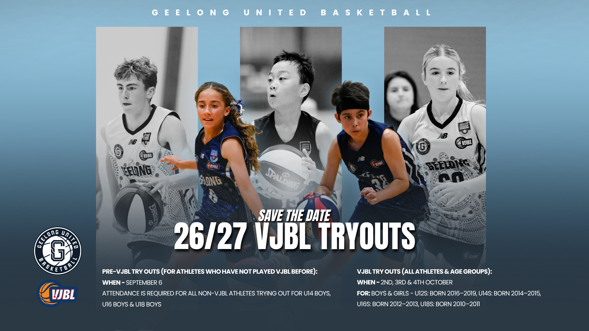 Vjbl Try Outs Geelong United Basketball