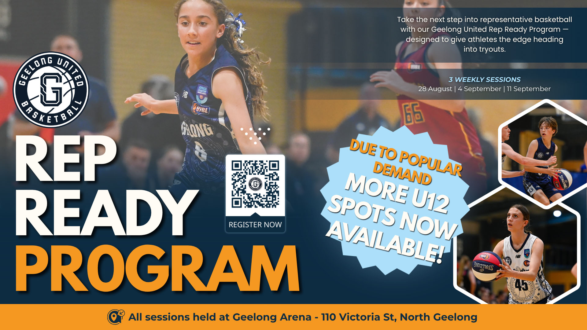 Gub Rep Ready Program Geelong United Basketball