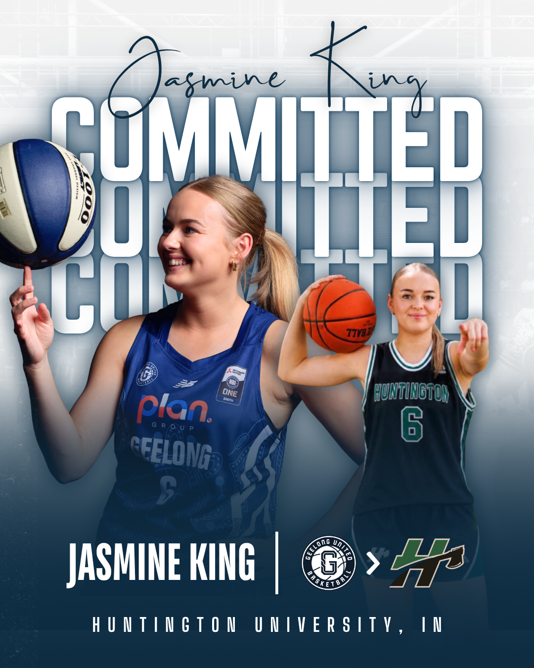 Jasmine King - Geelong United Baksetball
