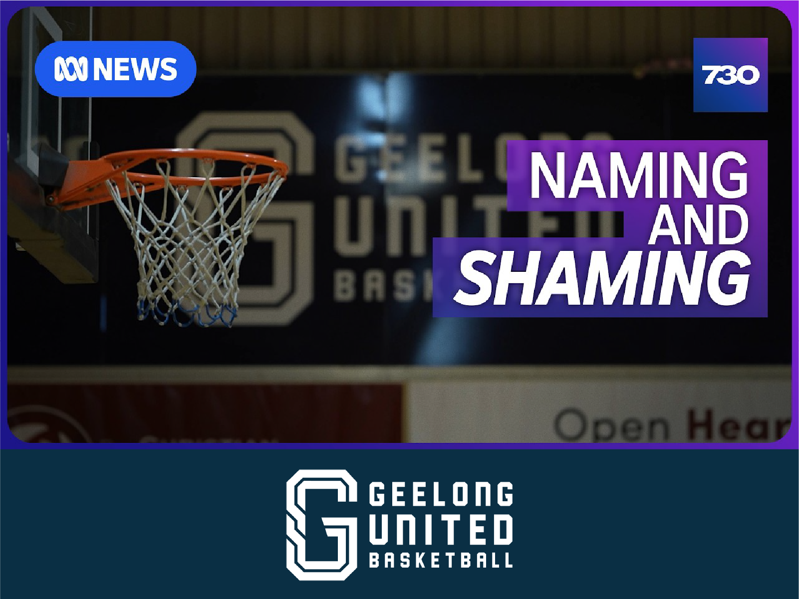 ABC 7.30 Geelong United Basketball